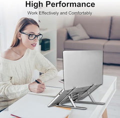 Creative Folding Laptop Stand | Adjustable & Portable Bracket for Enhanced Ergonomics