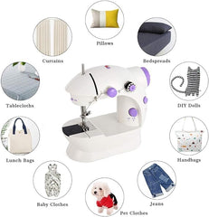 Beginner-Friendly Mini Electric Sewing Machine | Portable Dual-Speed Crafting & Mending Nawazia