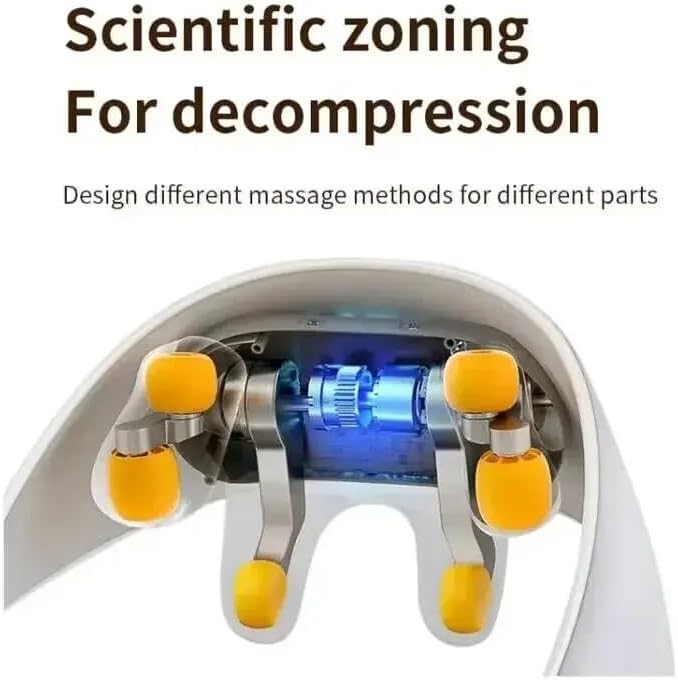 Wireless Neck & Shoulder Massager – Deep Kneading Shiatsu & Heat for On-the-Go Relaxation Nawazia