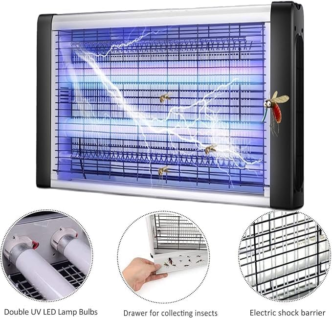 Fly and Insect Killer – Professional 30W UV Light Electric Bug Zapper Nawazia
