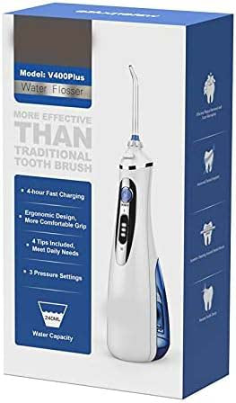 Dental Oral Irrigator – 240ml USB Water Flosser, Waterproof Teeth Cleaner & Mouth Washing Machine Nawazia
