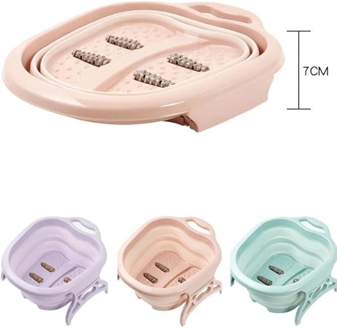 Green Collapsible Foot Spa Tub | Portable Pedicure and Relaxation Solution Nawazia