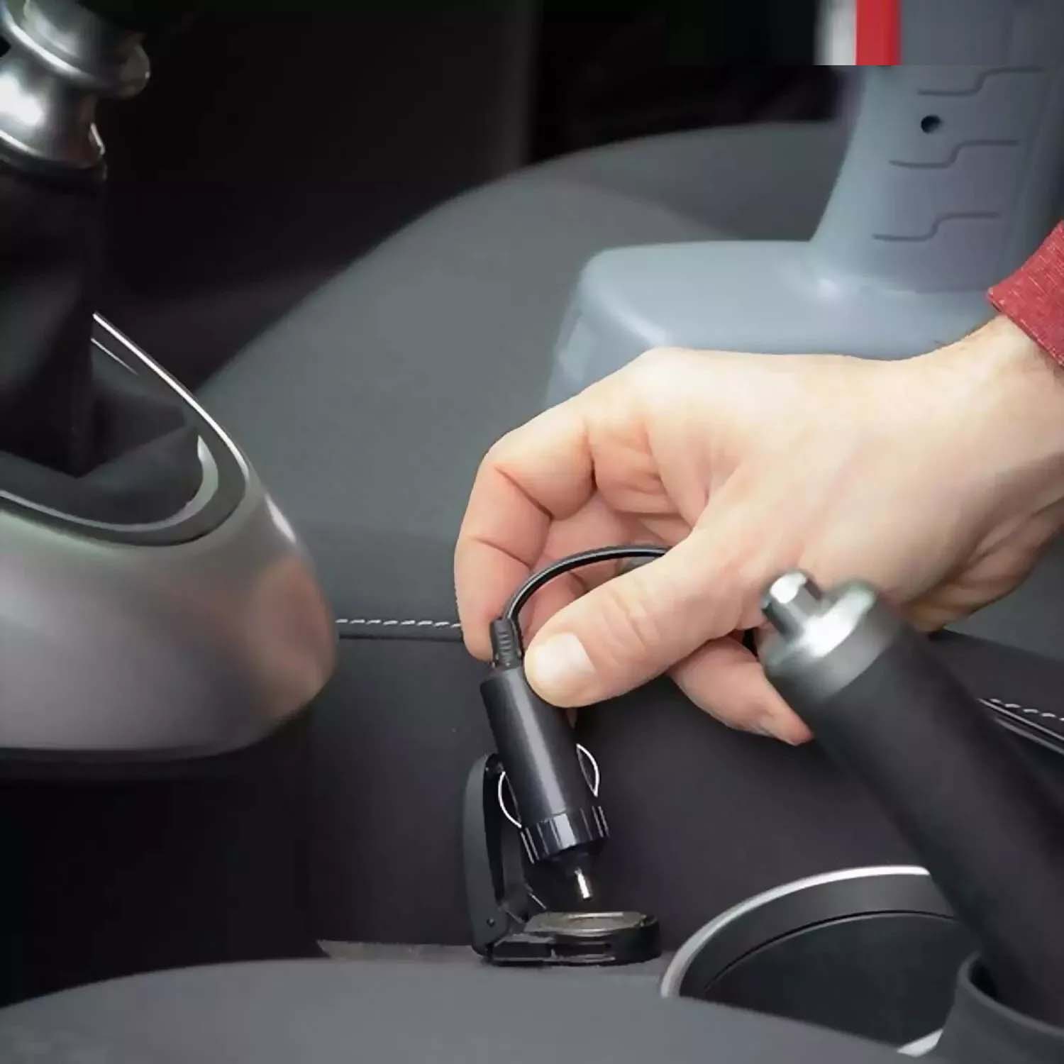 
Automatic Cordless Tire Inflator | Portable Air Compressor with Rechargeable Battery, Digital Pressure Gauge & LED Light | Compact Fast Inflation for Car Tires, Bike Tires, Balls & More