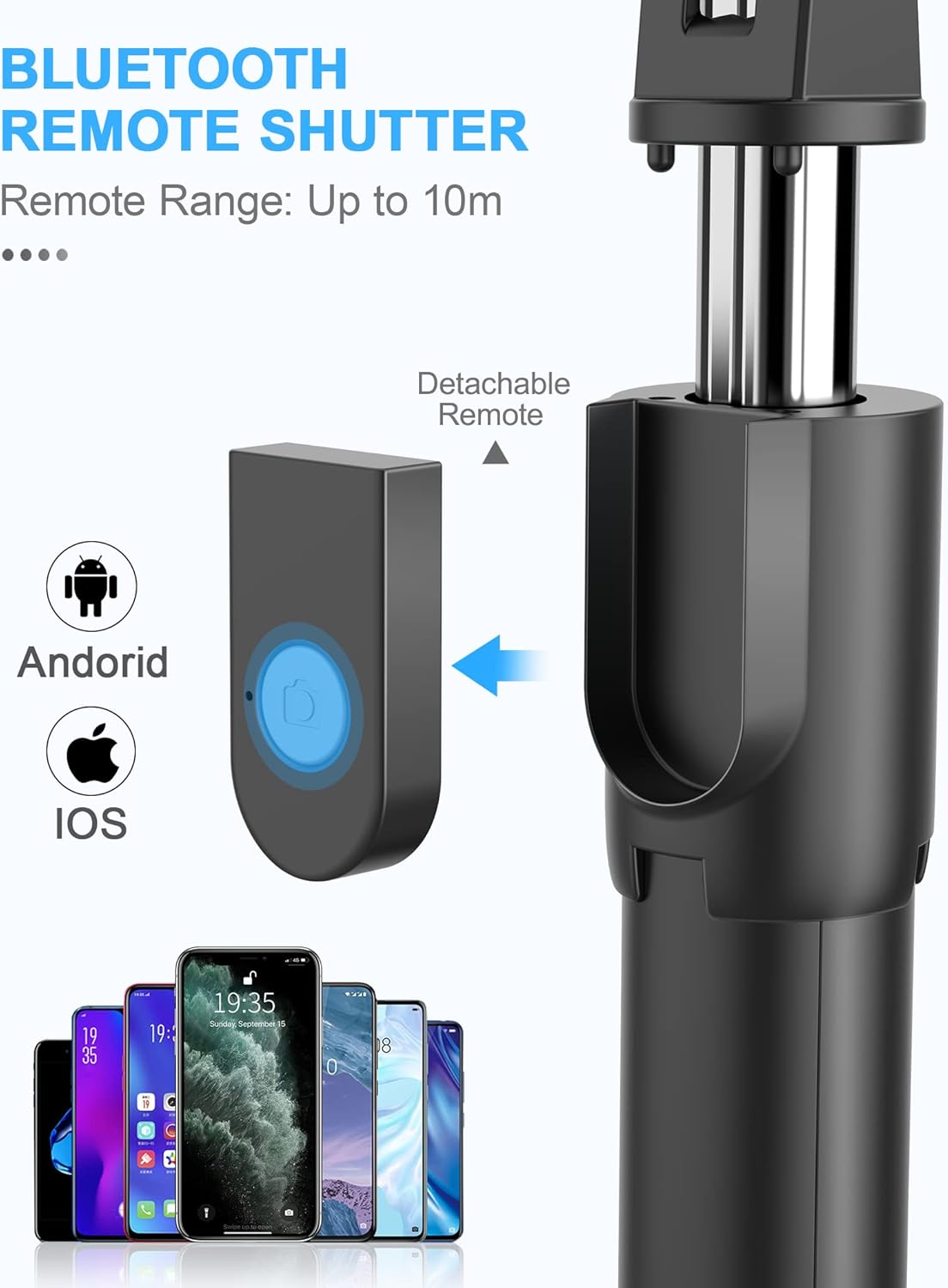 Bluetooth Selfie Stick 