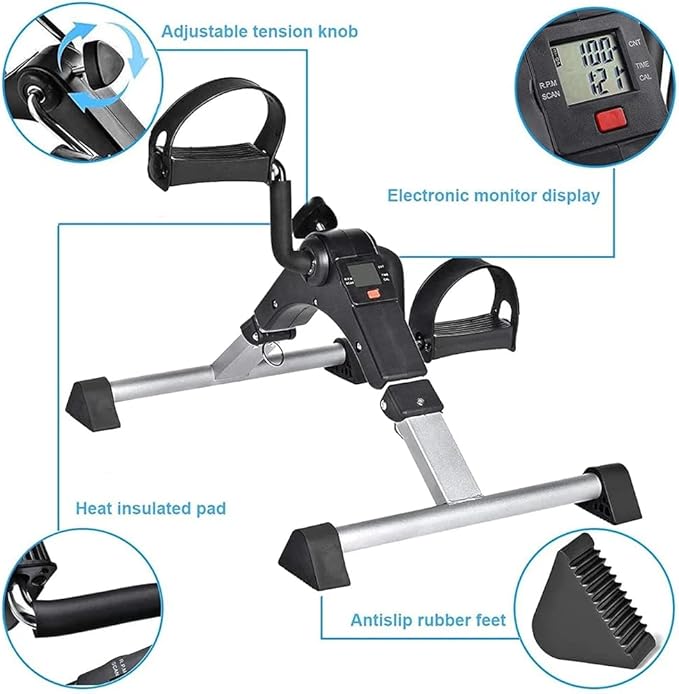 Compact Arm & Leg Exerciser with with Electronic Display 