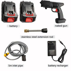 Cordless Portable Battery Washer | High-Pressure Washer for Solar Panels