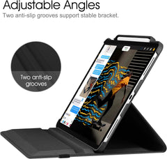 Durable 360° Rotating Stand Case for iPad Pro 12.9" (2018-2022) with Pencil Holder