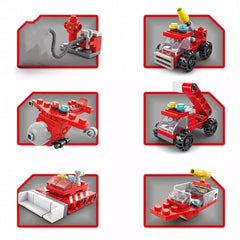 Durable DIY Assemble Fire Trucks & Emergency Scenes