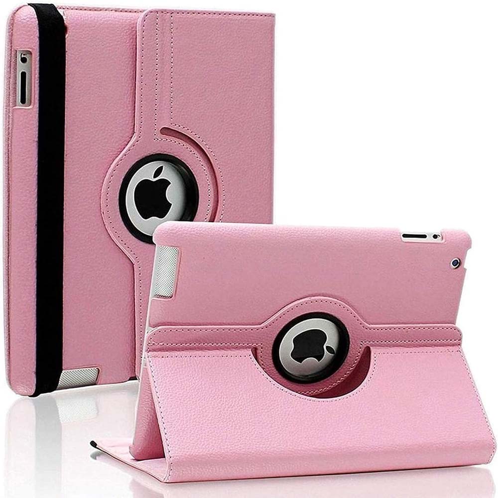 Durable Rotating Stand Case for iPad 2/3/4 with Smart Auto Wake Cover