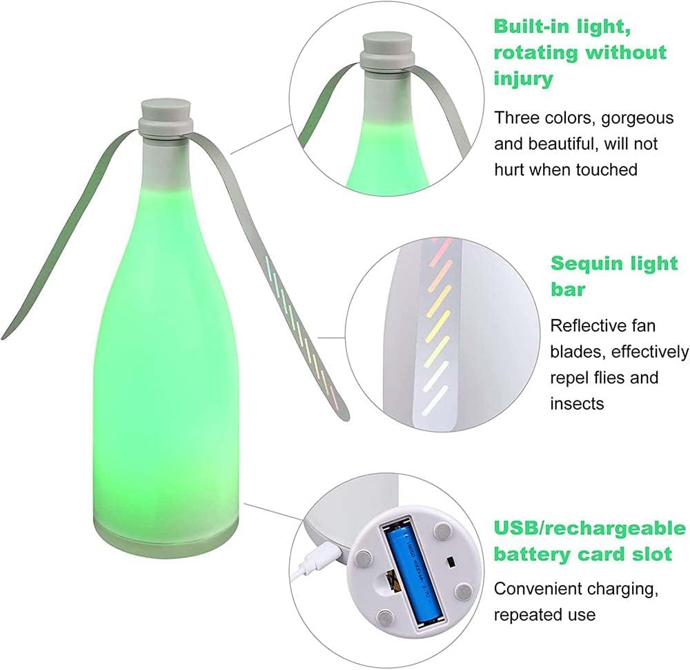 Eco-Friendly Fly Repellent Fan with Light – UAE Home Appliances
