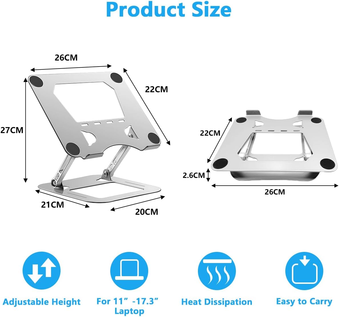 Foldable Notebook Stand Dubai Office