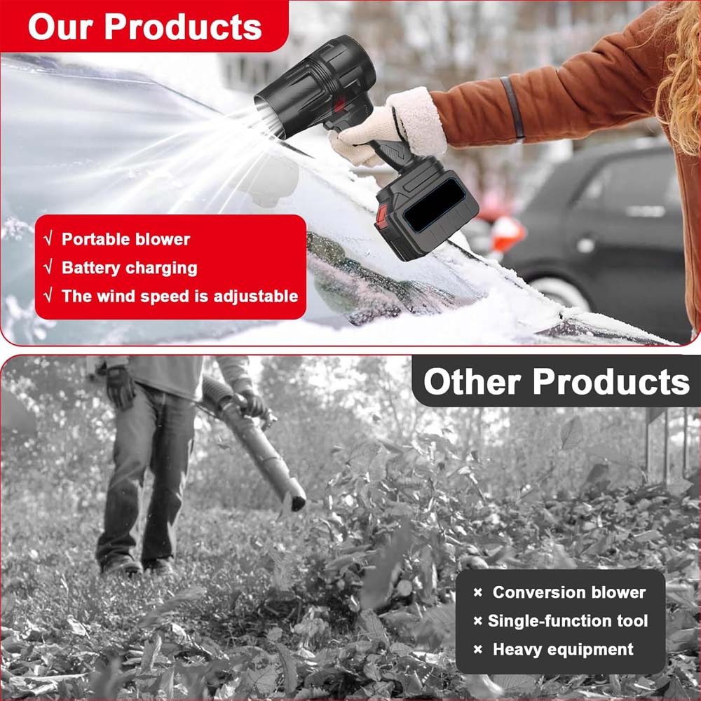 Handheld Electric Blower Dryer for Outdoor Cleaning