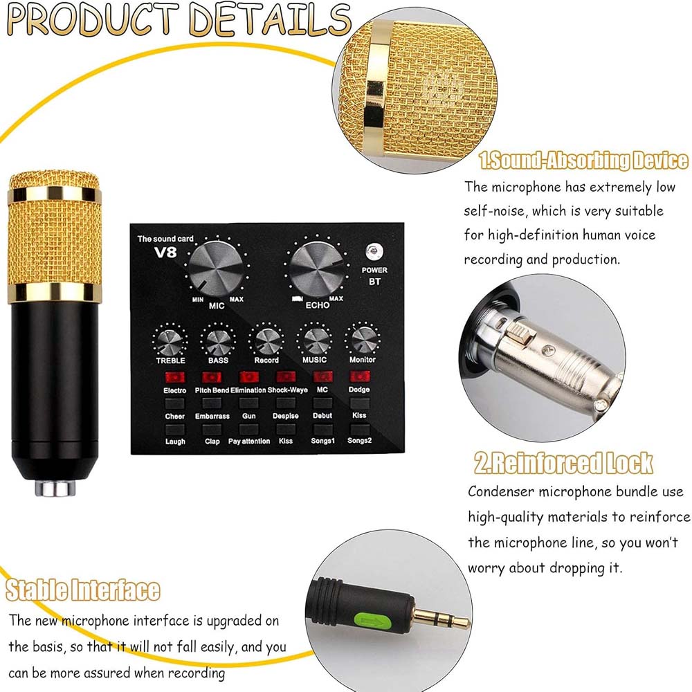 High-Quality USB Microphone for Recording and Podcasting