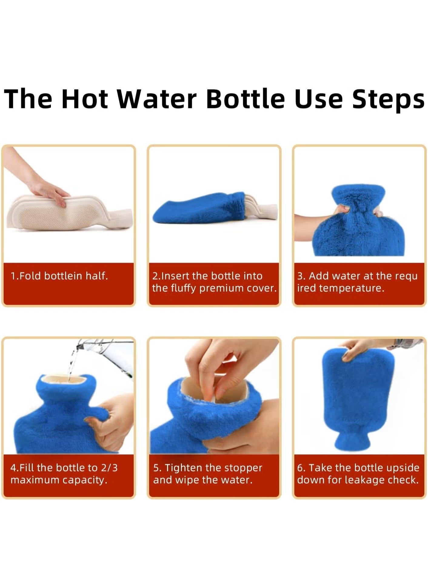 Hot Water Bag with Soft Cover in UAE