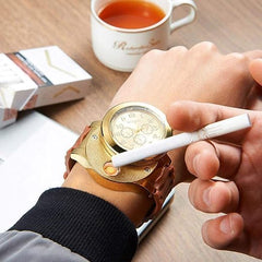 Men's Sports Silicone Quartz Watch with USB Lighter