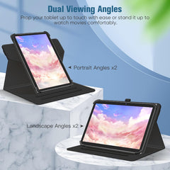 Multi-Color 360° Rotating Case for Universal 10/11-Inch Tablets with Multi-Angle Stand