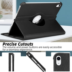 Multi-Color iPad 10th Gen 10.9" Leather Case with Smart Cover and Stand