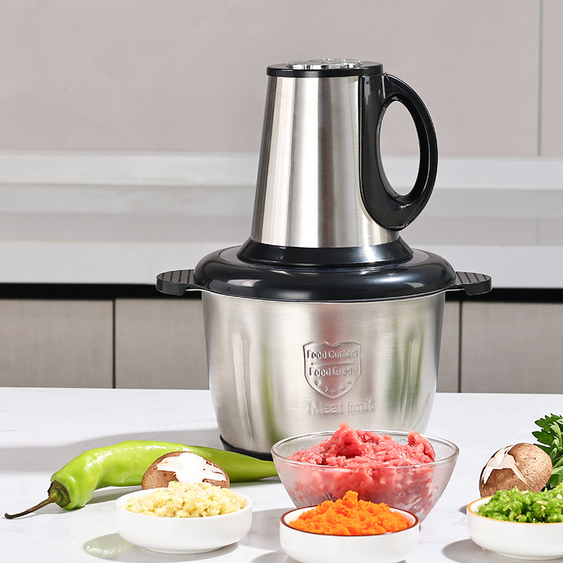 Portable Multifunction Food Processor for Kitchen, Safe & Low-Noise