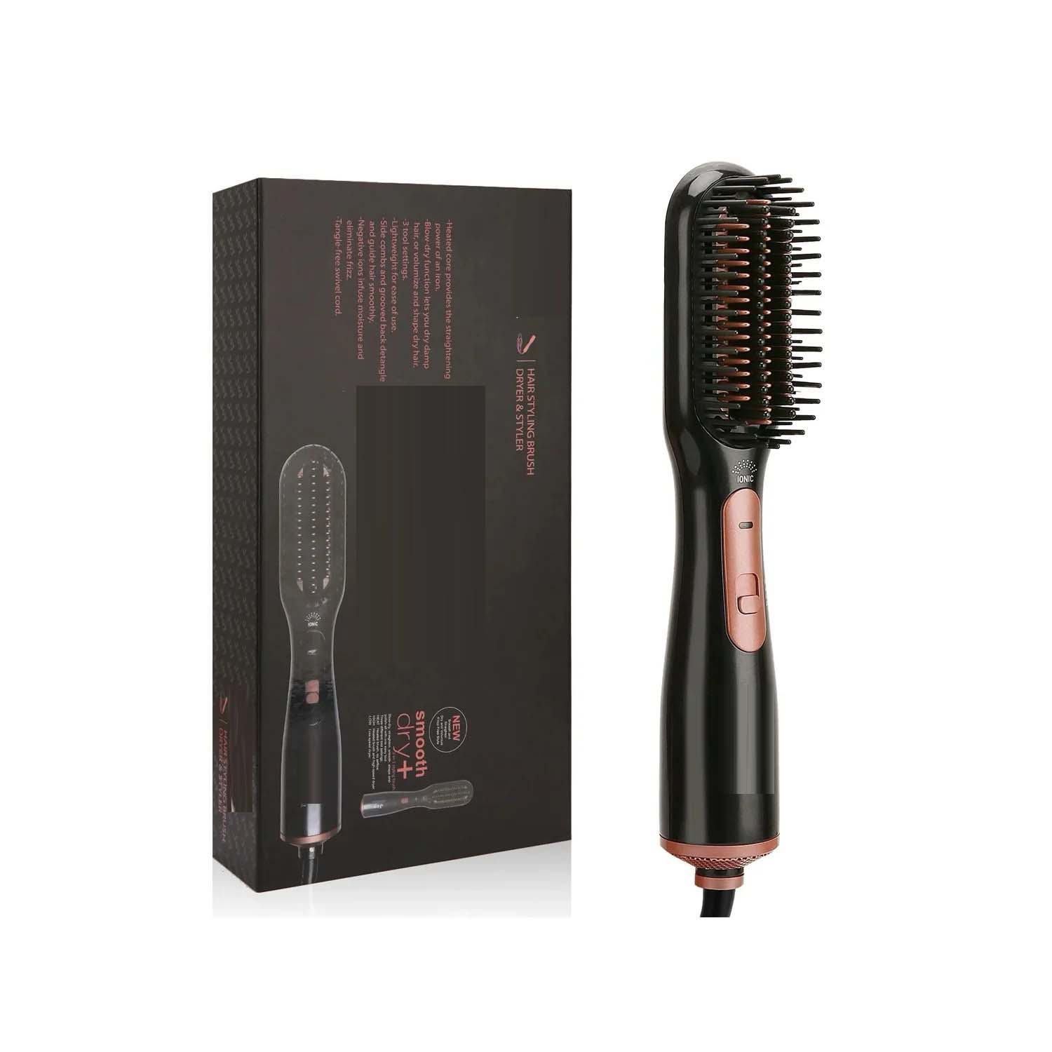 Professional 3-in-1 Hair Styling Brush