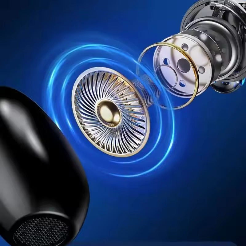 Fidget Spinner Earphones – Glow in the Dark, High-Speed Silent Spin, Metal Gear Design, Stress Relief & Entertainment for Kids and Adults Nawazia