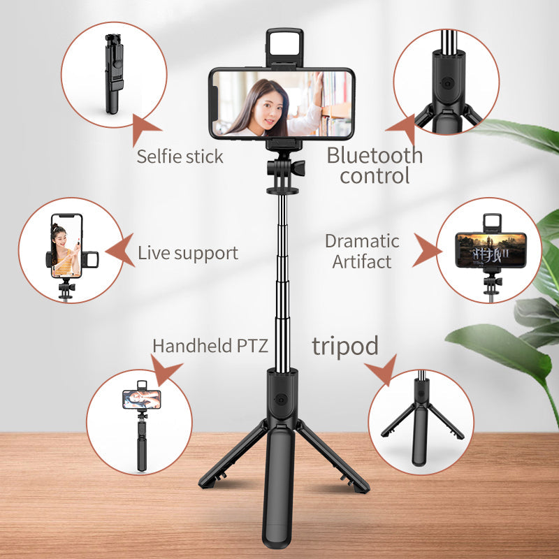 Selfie Stick Tripod with Wireless Remote & 360° Rotation