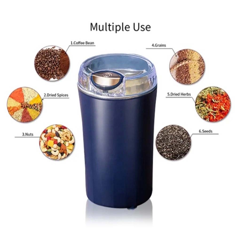 Small Stainless Steel Coffee Grinder Multiple Use