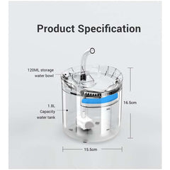 Ultra-Quiet Cat and Dog Water Fountain – UAE Pet Accessories