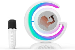 Kids Wireless Microphone | Karaoke Mic with Voice Changer & LED Lights Nawazia
