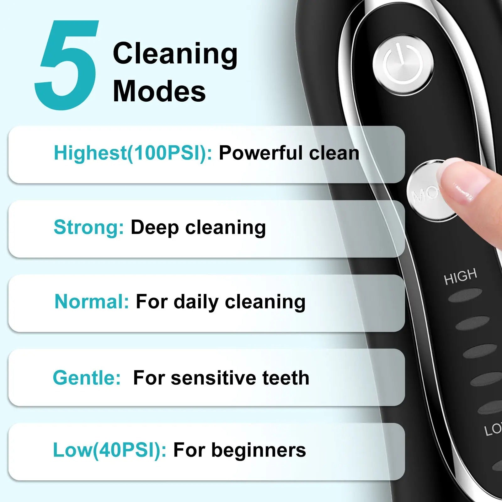 Portable Dental Water Flosser – Rechargeable Oral Irrigator with Bag, IPX7 Waterproof, Perfect for Home and Travel Nawazia