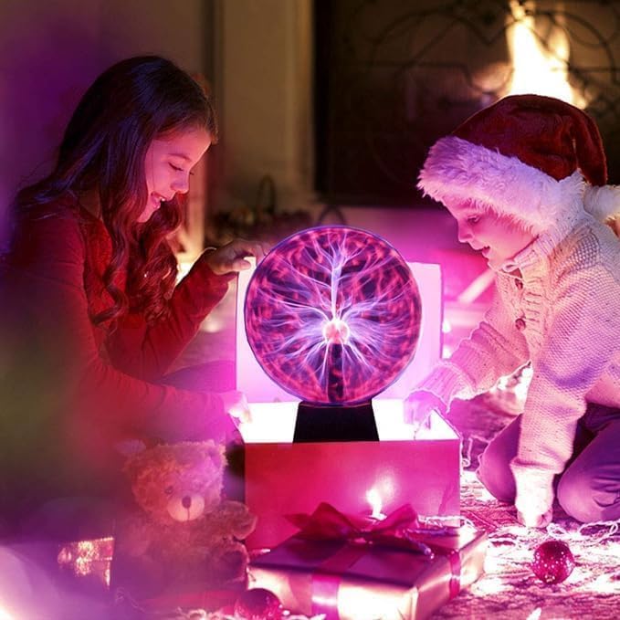 Plasma Ball | 6-Inch Touch & Sound Activated Interactive Globe Lamp Nawazia