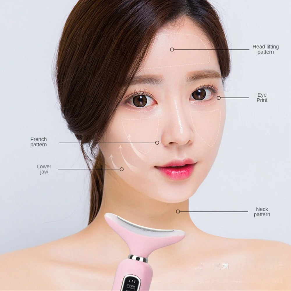 Beauty Neck Protection Skin Rejuvenation Massager | USB Charging Visual Skin Care Tool Nawazia