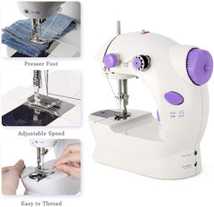 Beginner-Friendly Mini Electric Sewing Machine | Portable Dual-Speed Crafting & Mending Nawazia