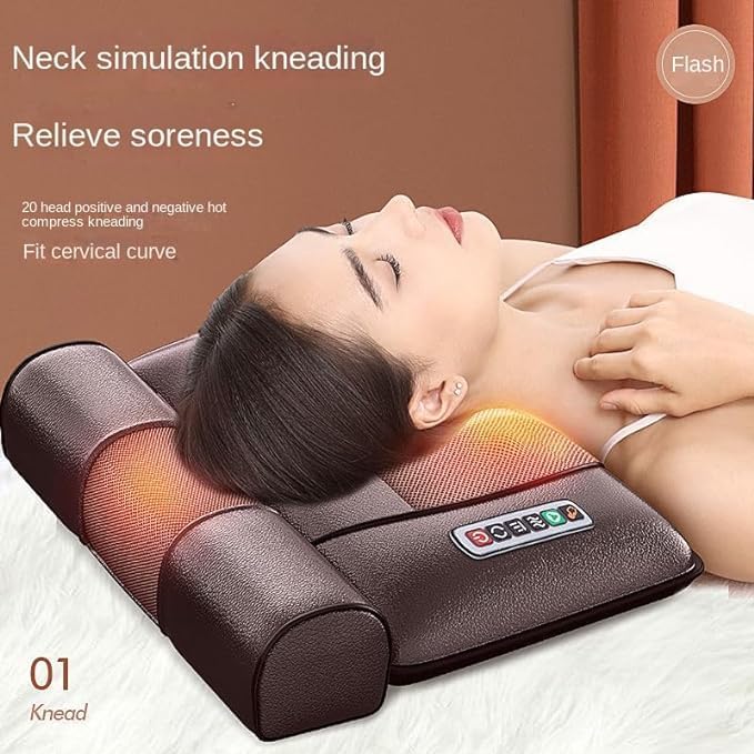 Infrared Heating Massager Cushion | Therapeutic Warmth & Vibrations for Full-Body Comfort Nawazia