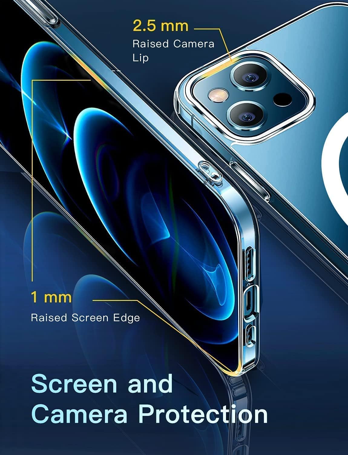 MagSafe Compatible Magnetic Phone Case | Military-Grade Protection for iPhone 13 Series Nawazia