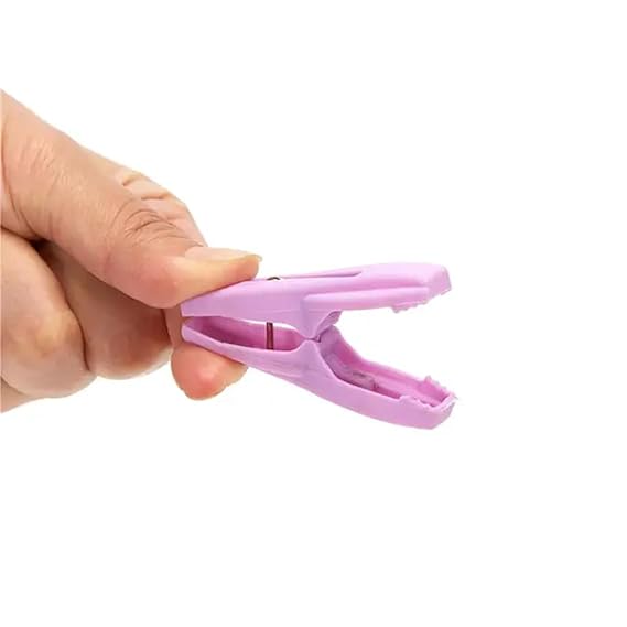 Plastic Clothes Pins Laundry Clips | 40 Colorful Clothespins with Storage Bag | Small 2-Inch Clothespins for Clothes Drying Nawazia
