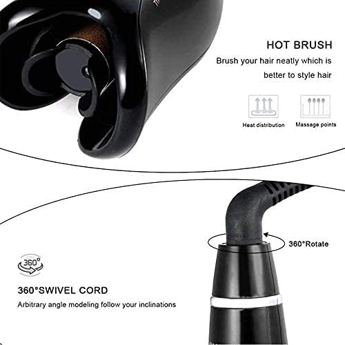 Spin N Curl Ceramic Rotating Hair Curler | Auto-Curling Tool for Effortless Curls & Waves | Salon-Quality Results at Home Nawazia