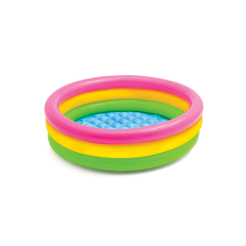 3 Rings Inflatable Sunset Glow Pool | Vibrant Swimming Pool for Babies & Toddlers | Safe, Durable & Easy to Use Nawazia