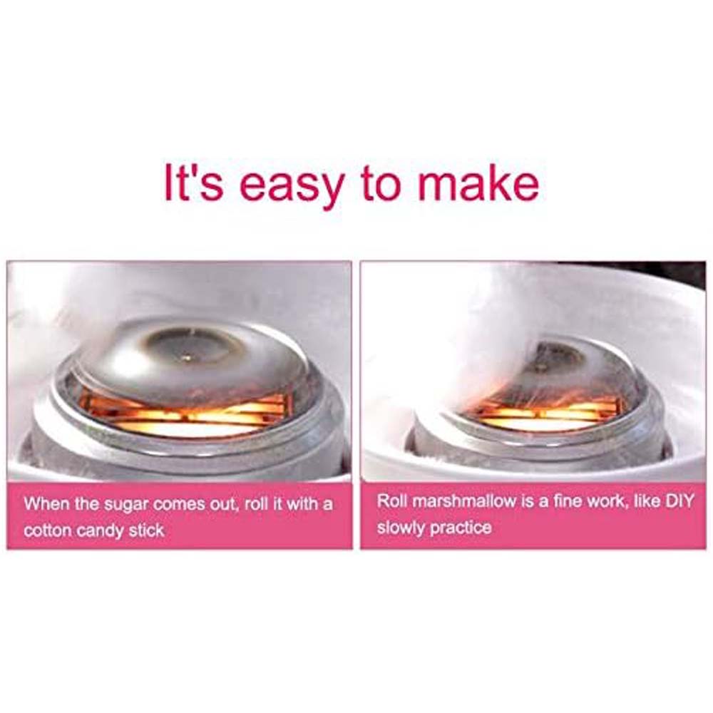 Cotton Candy Machine Maker - Easy to Use & Clean, Mini Cotton Candy Floss Maker for Birthdays & Parties, Fashionable Design, Fun & Sweet Treats for All Ages Nawazia