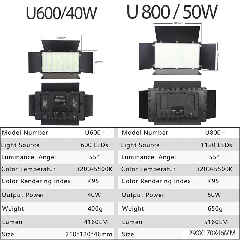 Pro LED 600 Photography Equipment | TV Video Studio Photo Shooting LED Flat Lamp Nawazia