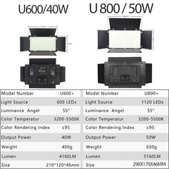 Pro LED 600 Photography Equipment | TV Video Studio Photo Shooting LED Flat Lamp Nawazia