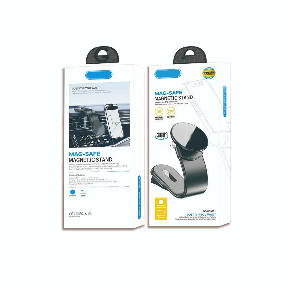 GD-HD968 Multi-Angle MagSafe Car Phone Holder | Secure Magnetic Grip & 360° Rotation Nawazia