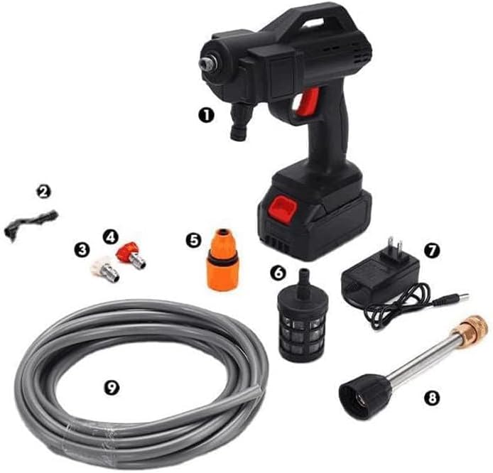 Cordless Pressure Washer | 48V Handheld Electric Power Washer Gun | Perfect for Car Cleaning & Outdoor Tasks Nawazia