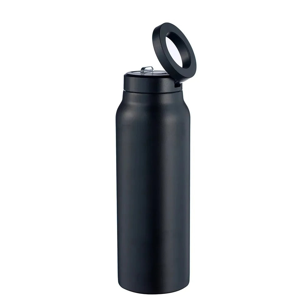 Stainless Steel Magnetic Vacuum Flask | Sports Water Bottle & Phone Holder | Outdoor Thermal Insulation Cup | Portable & Versatile Design Nawazia