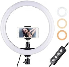 Adjustable LED Ring Fill Light with Phone Holder | Ideal for TikTok, Streaming, Vlogging & Content Creation