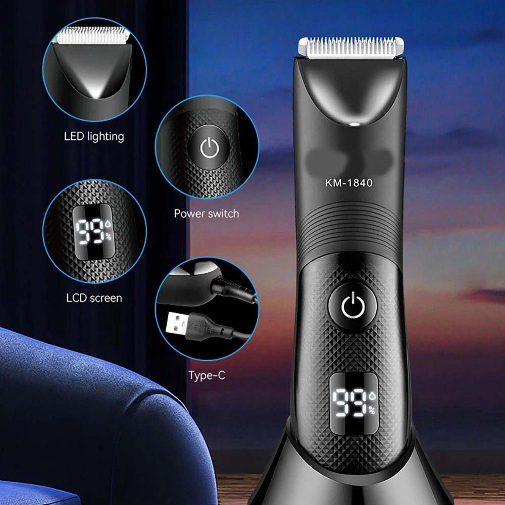 KM-1840 Hair Clipper – Cordless Professional Grooming Tool for Precision and Style Nawazia