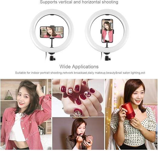 MJ38 RGB 25W Soft Ring Light | 38cm USB-Powered Light with Adjustable Tripod & Smartphone Stand | Ideal for Live Streaming & Content Creation Nawazia