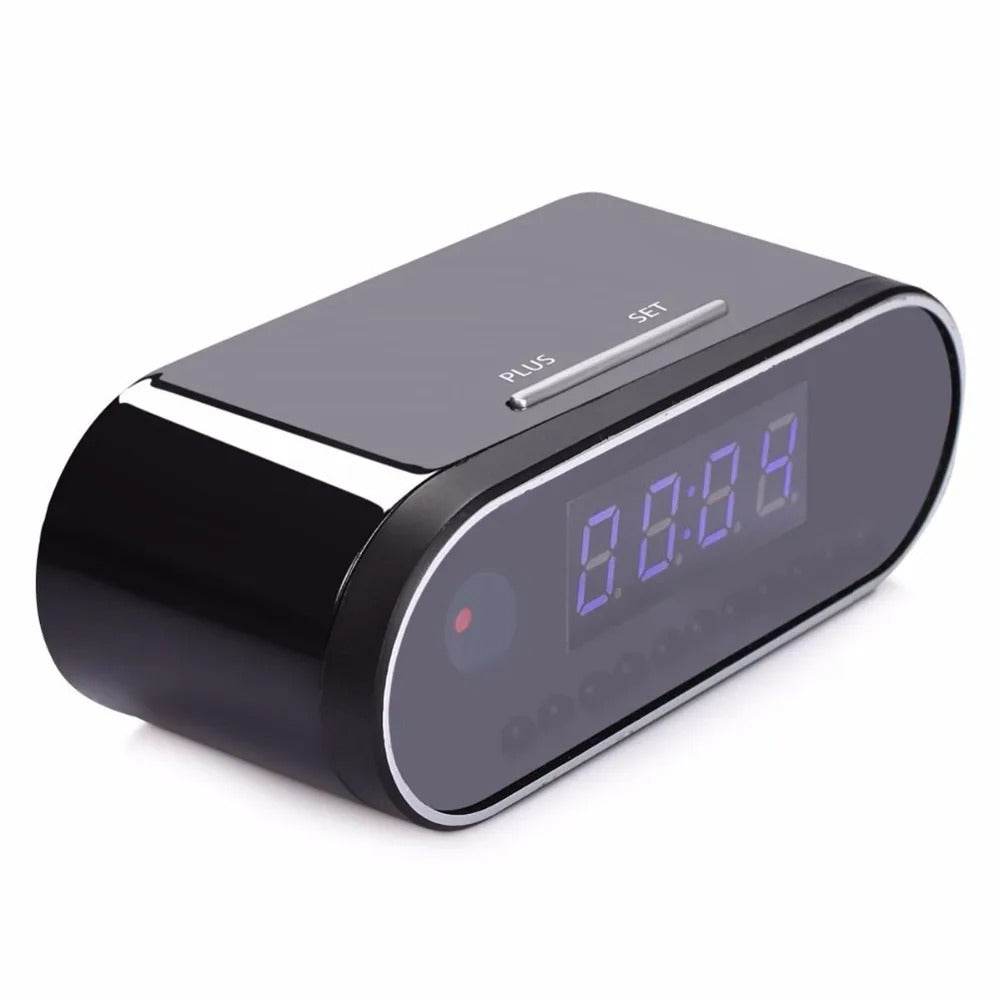 Wireless WiFi Table Clock – 1080P HD Mini Camera with Alarm, IR Night Vision, and Home Security DVR Nawazia