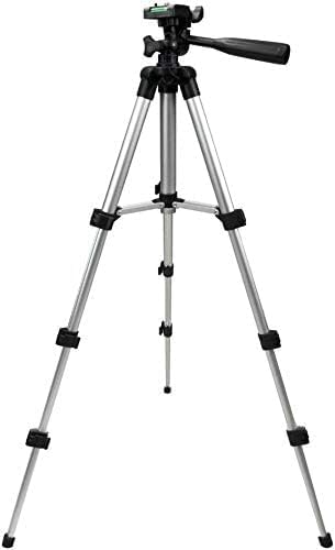 ETH-337: Black and Silver 50-Inch Camera Tripod Stand for Canon EOS Series (1100D, 500D, 550D, 600D) Nawazia