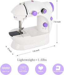 Beginner-Friendly Mini Electric Sewing Machine | Portable Dual-Speed Crafting & Mending Nawazia