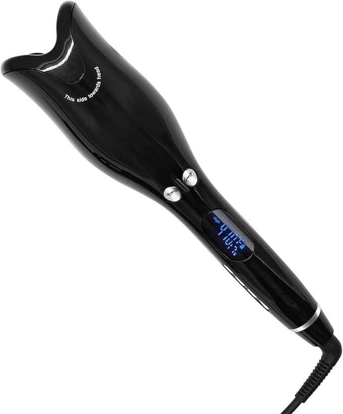 Spin N Curl Ceramic Rotating Hair Curler | Auto-Curling Tool for Effortless Curls & Waves | Salon-Quality Results at Home Nawazia